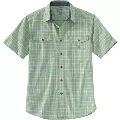 Carhartt Rugged Flex Relaxed Fit Lightweight Short-Sleeve Plaid Shirt Men's 2 Carhartt Rugged Flex Relaxed Fit Lightweight Short-Sleeve Plaid Shirt Men's - Image 2