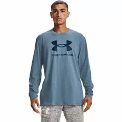 Under Armour Sportstyle Logo Long Sleeve T-Shirt Men's 3 Under Armour Sportstyle Logo Long Sleeve T-Shirt Men's -Hot Sale Clothing Store 101194 WASHED BLUEACADEMY m