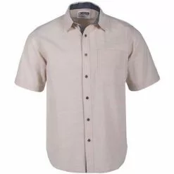 Mountain Khakis Phelps Short Sleeve Woven Shirt Classic Fit Men's -Hot Sale Clothing Store 101263 FREESTONE m