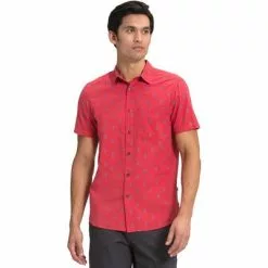 The North Face Baytrail Jacquard Short Sleeve Shirt Men's -Hot Sale Clothing Store 101395 ROCRDHKRCPJCQRD m