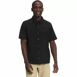 The North Face First Trail Short-Sleeve Shirt Men's -Hot Sale Clothing Store 101408 TNF BLACK m