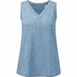 Sherpa Adventure Gear Asha V-Neck Tank Women's -Hot Sale Clothing Store 101829 TILICHO BLUE m
