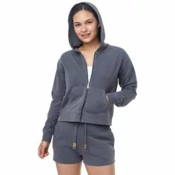 Tentree French Terry Boyfriend Full Zip Hoodie Women's