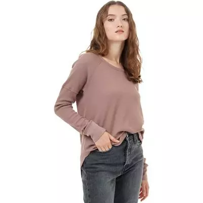 Tentree Treewaffle Crew Longsleeve Women's 1 Tentree Treewaffle Crew Longsleeve Women's