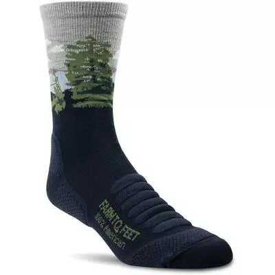 Farm To Feet Cascade Locks Lightweight Cushion 3/4 Crew Socks 3 Farm To Feet Cascade Locks Lightweight Cushion 3/4 Crew Socks - Image 3