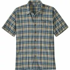 Patagonia A/C Shirt Men's -Hot Sale Clothing Store 103164 FALLOWSTONE BLUE m