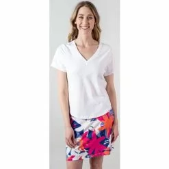 Krimson Klover Easy Tee Shirt Women's -Hot Sale Clothing Store 103216 WHITE m