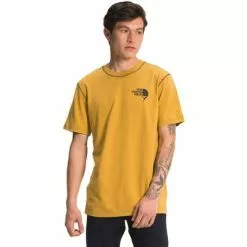 The North Face Dome Climb Short Sleeve Tee Men's -Hot Sale Clothing Store 103571 GOLDEN SPICE m