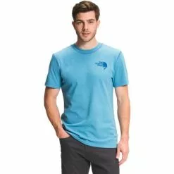 The North Face Dome Climb Short Sleeve Tee Men's -Hot Sale Clothing Store 103571 NIAGARA BLUE m