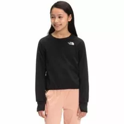The North Face Glacier Pullover Fleece Girls' -Hot Sale Clothing Store 103711 TNF BLACK m