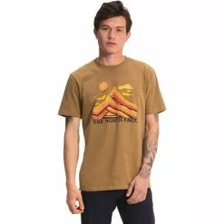 The North Face Peak Sunset Short Sleeve Tee Men's 5 The North Face Peak Sunset Short Sleeve Tee Men's -Hot Sale Clothing Store 103717 UTILITY BROWN m