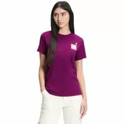 The North Face Altitude Problem Short Sleeve Tee Women's -Hot Sale Clothing Store 103737 PAMPLONA PURPLE m