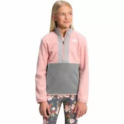 The North Face Glacier 1/4 Zip Fleece Kids' 5 The North Face Glacier 1/4 Zip Fleece Kids' -Hot Sale Clothing Store 103819 PEACH PINK m