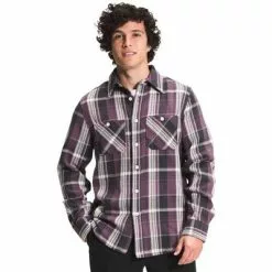 The North Face Valley Twill Flannel Shirt Men's -Hot Sale Clothing Store 103857 PKSPPLLGHFDMPLD m