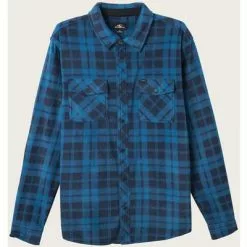 ONeill O'Neill Glacier Plaid Superfleece Flannel Men's -Hot Sale Clothing Store 104058 NAVY 2 m