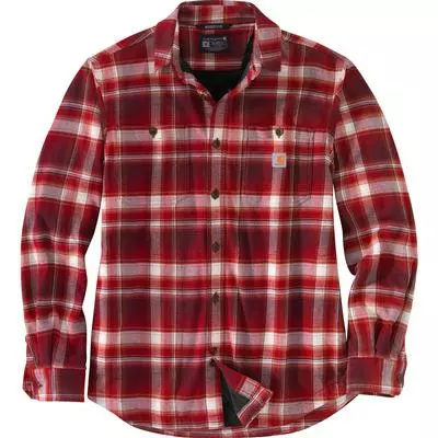 Carhartt Rugged Flex Relaxed Fit Midweight Flannel Fleece Lined Shirt Men's 1 Carhartt Rugged Flex Relaxed Fit Midweight Flannel Fleece Lined Shirt Men's