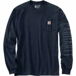 Carhartt Relaxed Fit Heavyweight Longsleeve Logo Graphic T-Shirt Men's