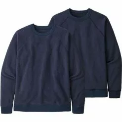 Patagonia Reversible Shearling Fleece Crew Men's -Hot Sale Clothing Store 104443 NEW NAVY m