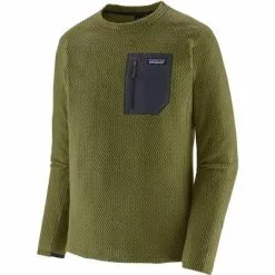 Patagonia R1 Air Crew Fleece Pullover Men's -Hot Sale Clothing Store 104464 PALO GREEN m
