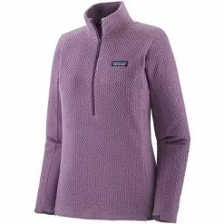 Patagonia R1 Air Zip-Neck Fleece Pullover Women's -Hot Sale Clothing Store 104466 HYSSOP PURPLE m