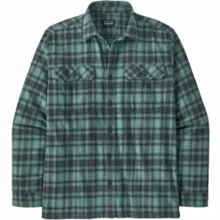 Patagonia Long-Sleeved Organic Cotton Midweight Fjord Flannel Shirt Men's -Hot Sale Clothing Store 104467 CNNCTD LNSFRSH TEAL m