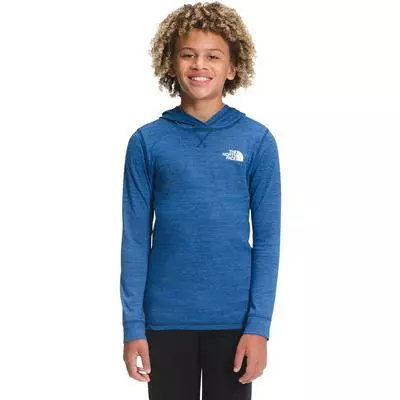 The North Face Long Sleeve Tri-Blend Elevate Hoodie Boys' 1 The North Face Long Sleeve Tri-Blend Elevate Hoodie Boys'