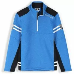 Spyder Wengen Half Zip Fleece Jacket Men's -Hot Sale Clothing Store 104596 COLLEGIATE m