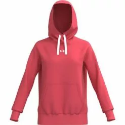 Under Armour UA Rival Fleece HB Hoodie Women's -Hot Sale Clothing Store 104897 CALYPSOWHITE m