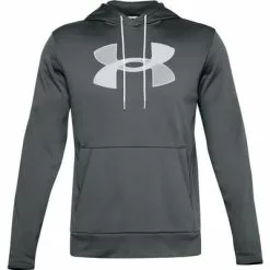 Under Armour Armour Fleece Big Logo Hoodie Men's -Hot Sale Clothing Store 104901 PITCH GRAYHALO GRAY m