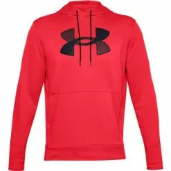 Under Armour Armour Fleece Big Logo Hoodie Men's -Hot Sale Clothing Store 104901 REDBLACK m