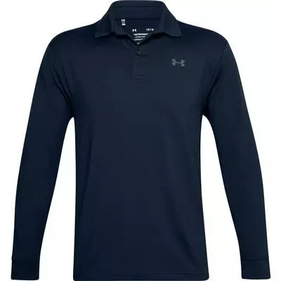 Under Armour UA Performance Textured Long Sleeve Polo Shirt Men's 1 Under Armour UA Performance Textured Long Sleeve Polo Shirt Men's