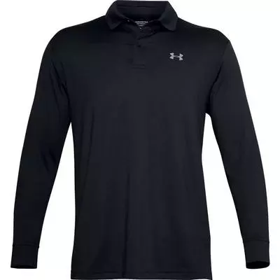 Under Armour UA Performance Textured Long Sleeve Polo Shirt Men's 2 Under Armour UA Performance Textured Long Sleeve Polo Shirt Men's - Image 2