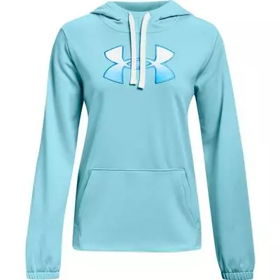 Under Armour Armour Fleece Big Logo Flock Hoodie Women's 3 Under Armour Armour Fleece Big Logo Flock Hoodie Women's - Image 3