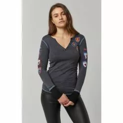 Alp N Rock Ski The World Henley Shirt Women's