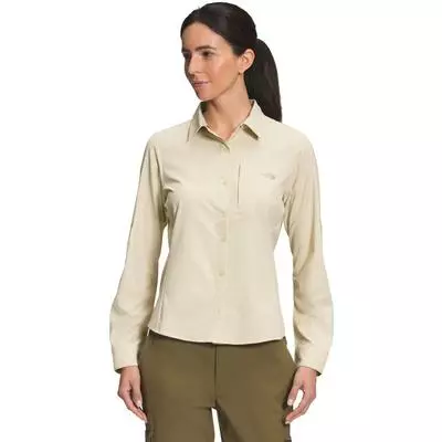 The North Face First Trail UPF Long Sleeve Button Up Shirt Women's 1 The North Face First Trail UPF Long Sleeve Button Up Shirt Women's