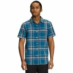 The North Face Loghill Short Sleeve Button Up Shirt Men's -Hot Sale Clothing Store 105474 BNFFBLMDBLDSHDWPLD m