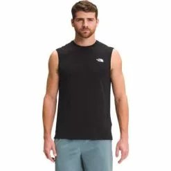 The North Face Wander Sleeveless Shirt Men's -Hot Sale Clothing Store 105522 TNF BLACK m