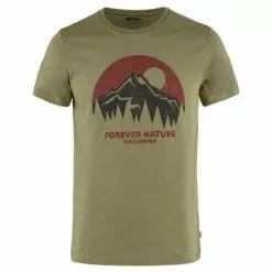 Fjallraven Nature T-Shirt Men's -Hot Sale Clothing Store 105976 GREEN m