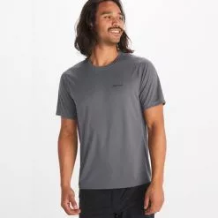 Marmot Windridge Short-Sleeve T-Shirt Men's -Hot Sale Clothing Store 106195 STEEL ONYX m