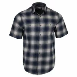 Mountain Khakis Cyrus Short Sleeve Woven Shirt Men's -Hot Sale Clothing Store 106231 CRATER NAVY m