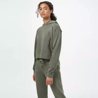 Tentree French Terry Cropped Hoodie Women's 1 Tentree French Terry Cropped Hoodie Women's