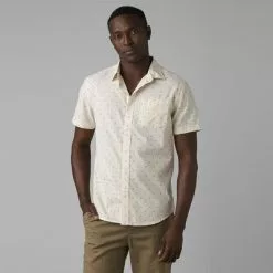 Prana Tinline Button-Up Shirt Men's -Hot Sale Clothing Store 106459 CHALK WIND m