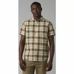 Prana Groveland Button-Up Shirt Men's -Hot Sale Clothing Store 106476 SWEET GRASS m