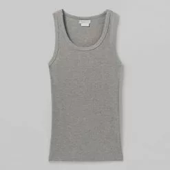 Prana Foundation Rib Tank Top Women's -Hot Sale Clothing Store 106494 HEATHER GREY m