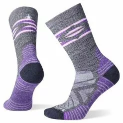 Smartwool Hike Light Cushion Broken Stripes Pattern Crew Socks Women's
