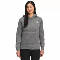 The North Face Canyonlands Fleece Pullover Hoodie Women's -Hot Sale Clothing Store 106642 TNF MD GRY HTHR m