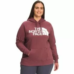 The North Face Half Dome Plus Pullover Hoodie Women's -Hot Sale Clothing Store 106742 WILD GINGERTNF WH m