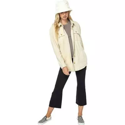 ONeill O'Neill Collins Solid Button Up Shirt Women's 1 ONeill O'Neill Collins Solid Button Up Shirt Women's