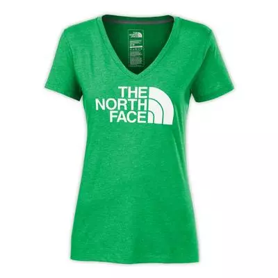 The North Face Short-Sleeve Half-Dome V-Neck Tee Women's - New Fit 1 The North Face Short-Sleeve Half-Dome V-Neck Tee Women's - New Fit