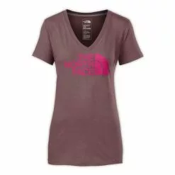 The North Face Short-Sleeve Half-Dome V-Neck Tee Women's - New Fit 9 The North Face Short-Sleeve Half-Dome V-Neck Tee Women's - New Fit -Hot Sale Clothing Store 10905 FLNTPRPLRSPBRRYRS m